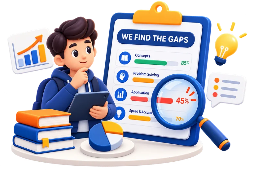 An assessment showing where the gaps are